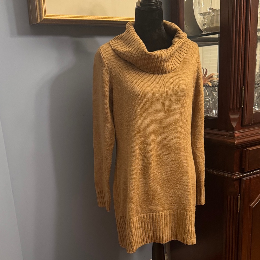 Cowl Neck Tunic Sweater